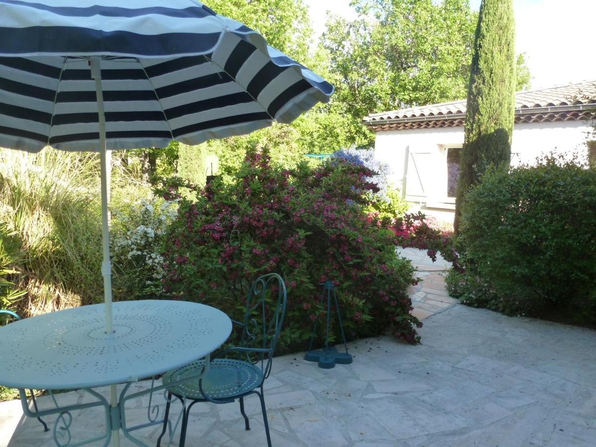 Domaine Du Planas - Patio Villa Ailhon Bagian luar foto