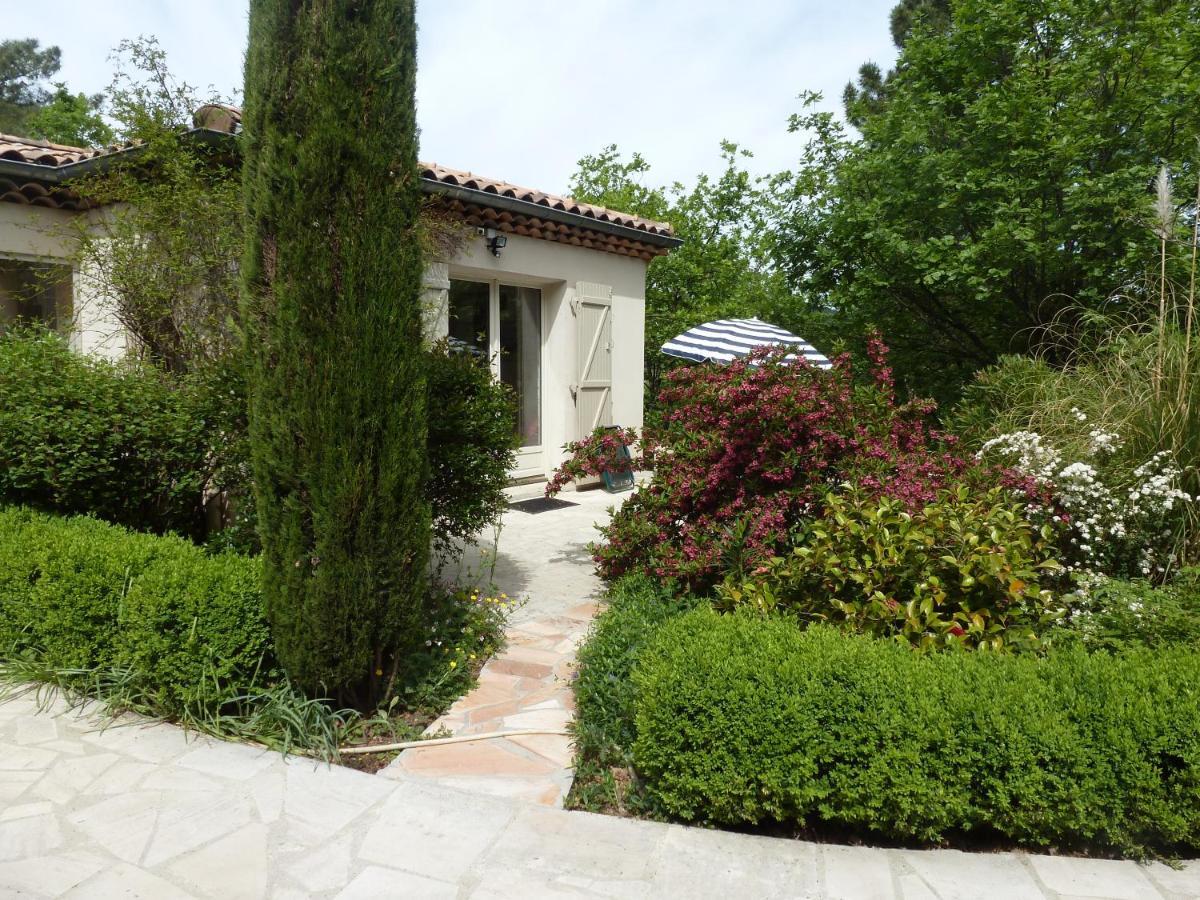 Domaine Du Planas - Patio Villa Ailhon Bagian luar foto