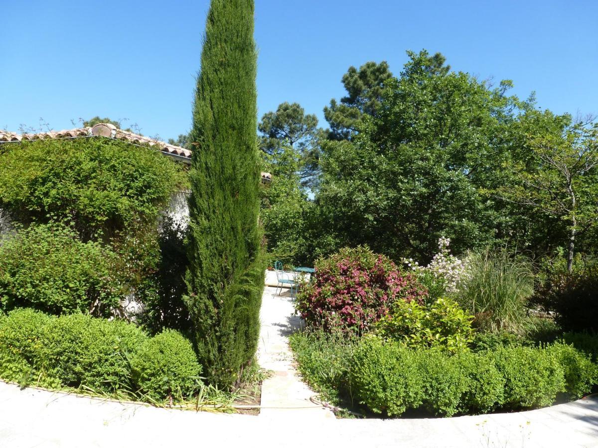 Domaine Du Planas - Patio Villa Ailhon Bagian luar foto